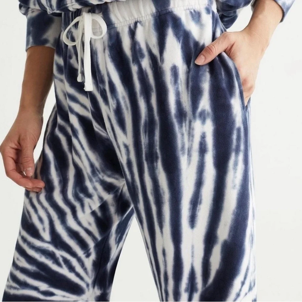 Lucky Brand🍀 Womens Chill At Home Tie-dye Cotton Joggers, Size S - Picture 4 of 16